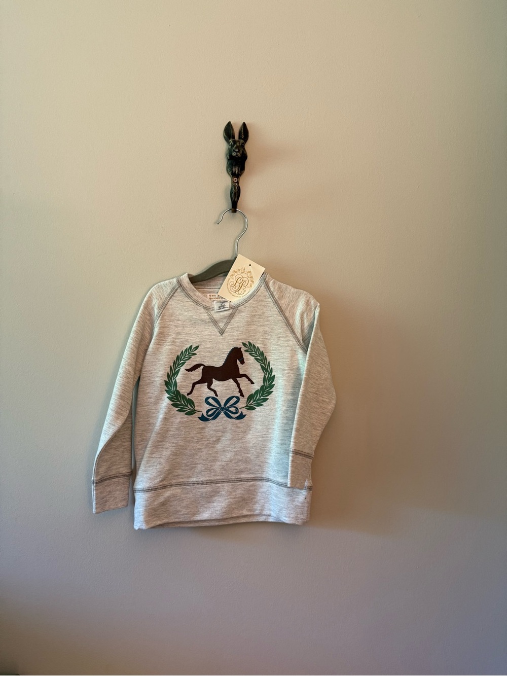 The Beaufort Bonnet Company horse Cassidy sweatshirt NWT